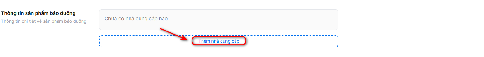 Thêm nhà cung cấp