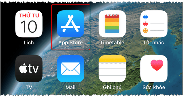 Mở App Store trên iPhone
