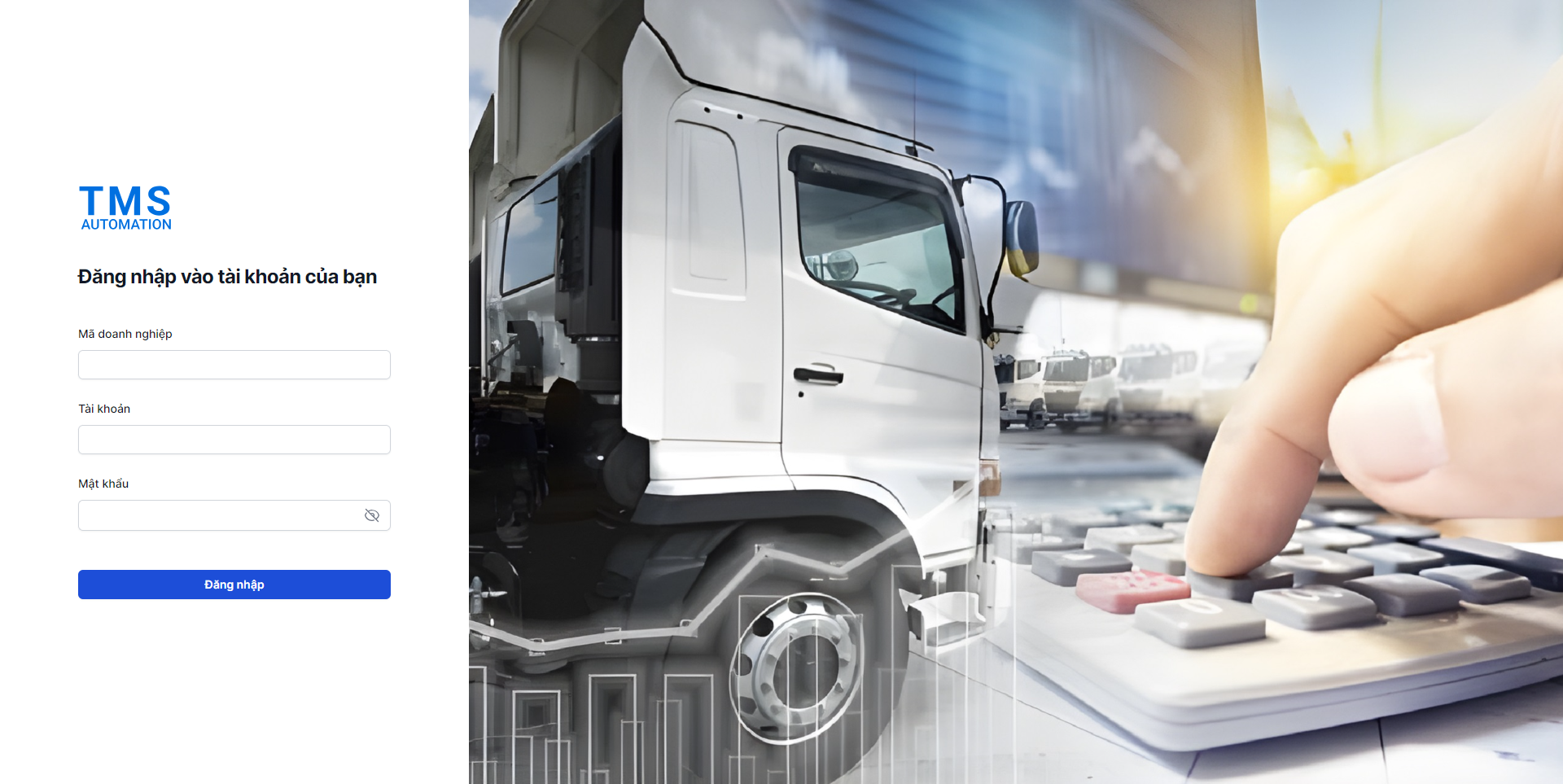 Nhập thông tin đăng nhập