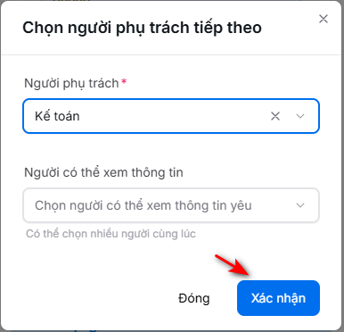 Phê duyệt yêu cầu