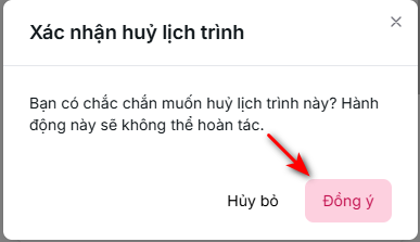 Hủy bão dưỡng