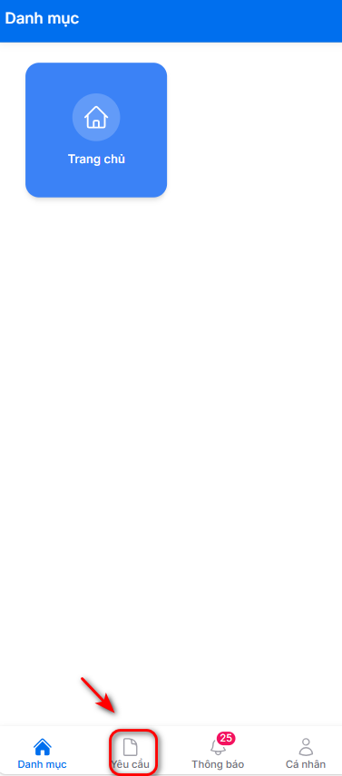 Giao diện App bảo dưỡng