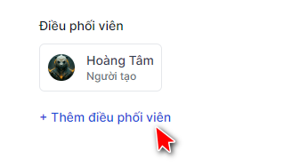 Liên kết thêm điều phối viên