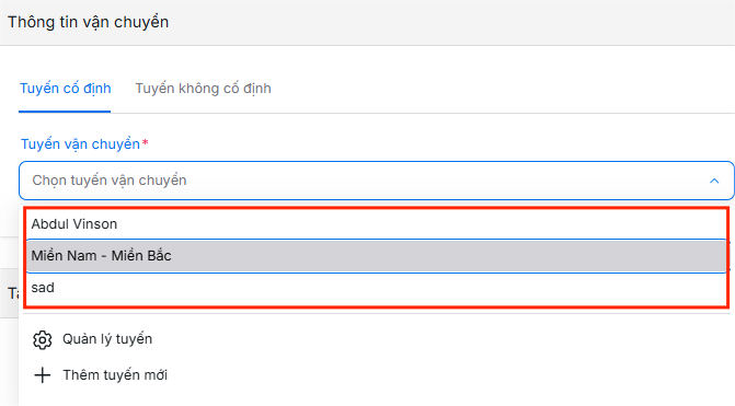 Thông tin tuyến cố định