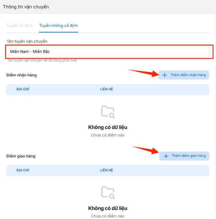 Thông tin tuyến không cố định