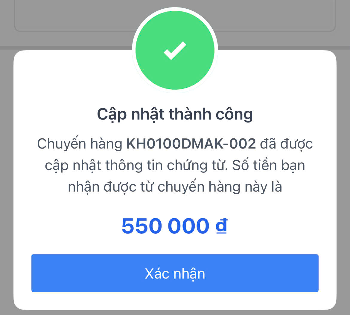 Tại Điểm Giao Hàng