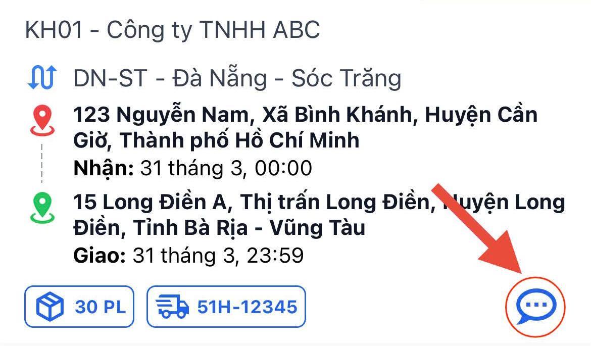biểu tượng tin nhắn
