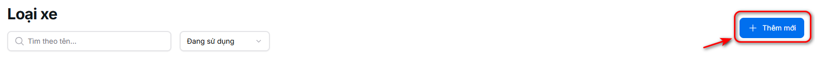 Thêm mới loại xe