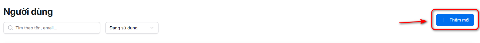 Thêm mới người dùng
