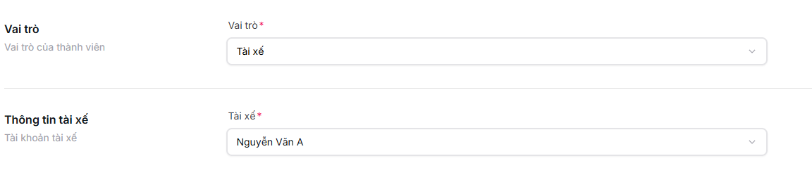 Thay đổi vai trò