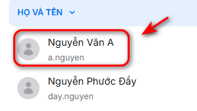 Chi tiết người dùng